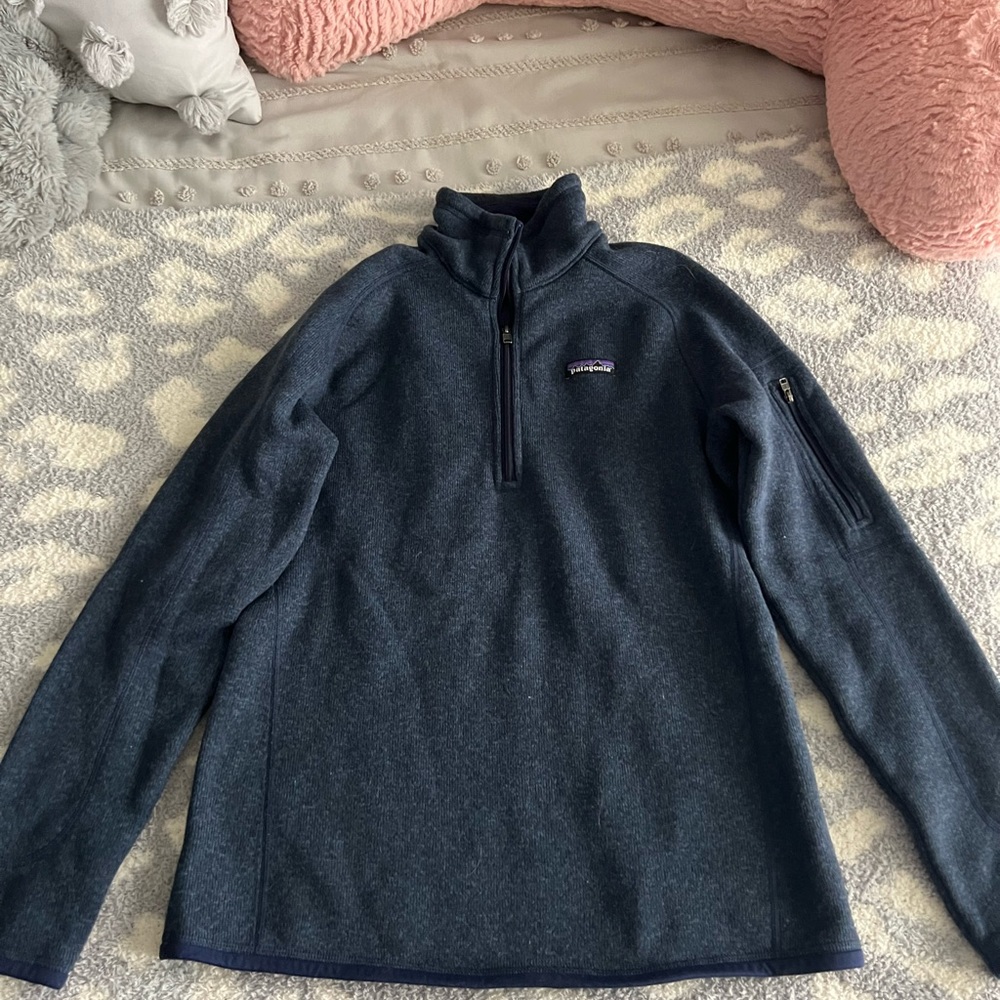 Patagonia Zip Up Navy Blue